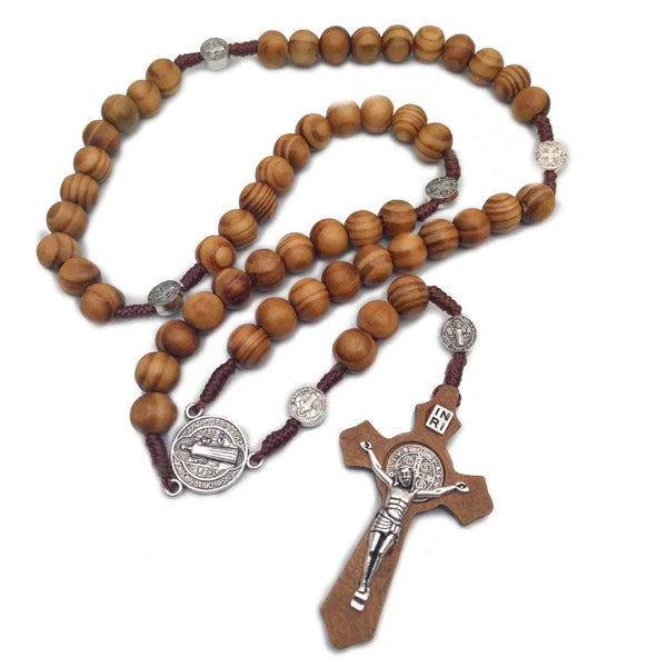 Wooden Rosary Front