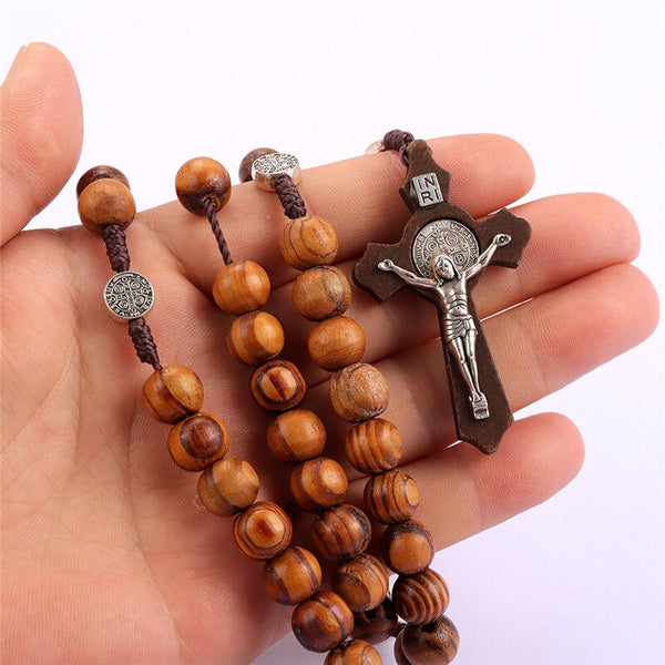 Wooden Rosary Prayer Hands